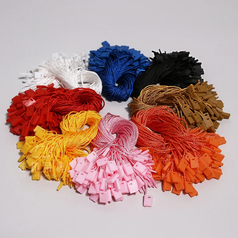 
Изготовленные на заказ аксессуары для одежды, экологически чистый замок с застежкой, пластиковая подвесная бирка для одежды 