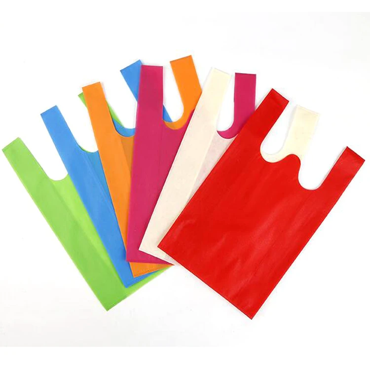 
Hot Sale T-shirt Eco-friendly Reusable Bag Non Woven Bag 