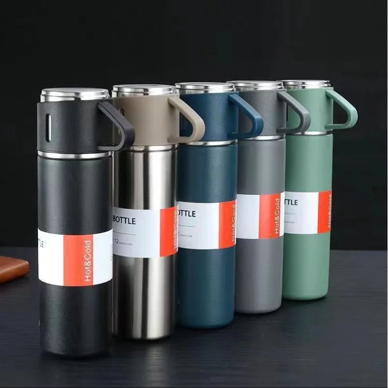 304 cup triple cover double stainless steel vacuum insulated cup water cup all steel bullet advertising gift