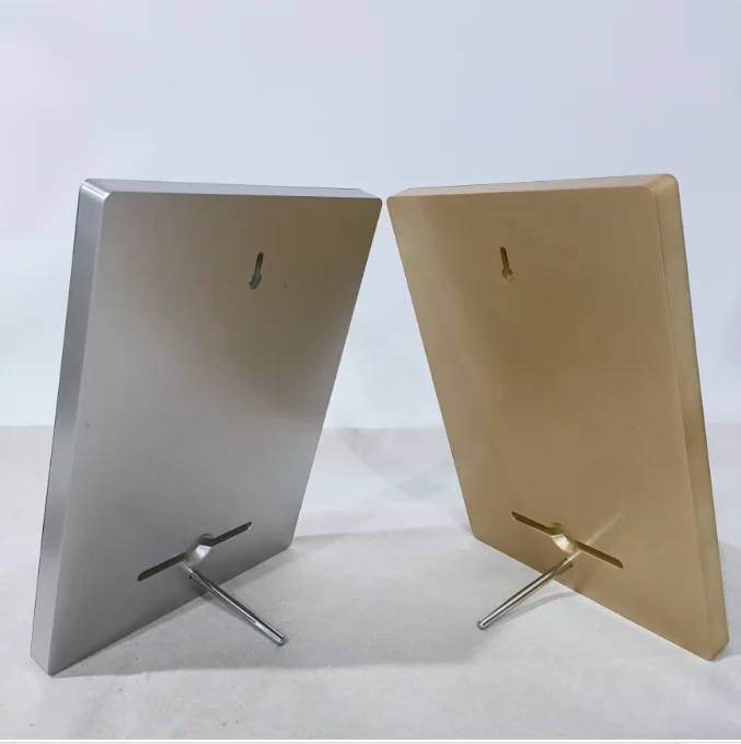 Aluminum Award Plaque with Custom Shape of Mirror, Premium Golden Trophy Award, Award Plates for Anniversary Events