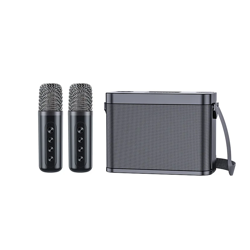 portable Subwoofer speaker With Double Microphones Home Party KTV YS-209 portable outdoor Party wireless Karaoke speaker YS209