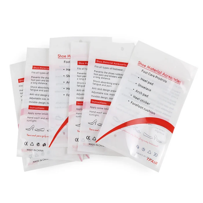 Melenlt PE/PP composite plastic packaging zipper foot care products bag