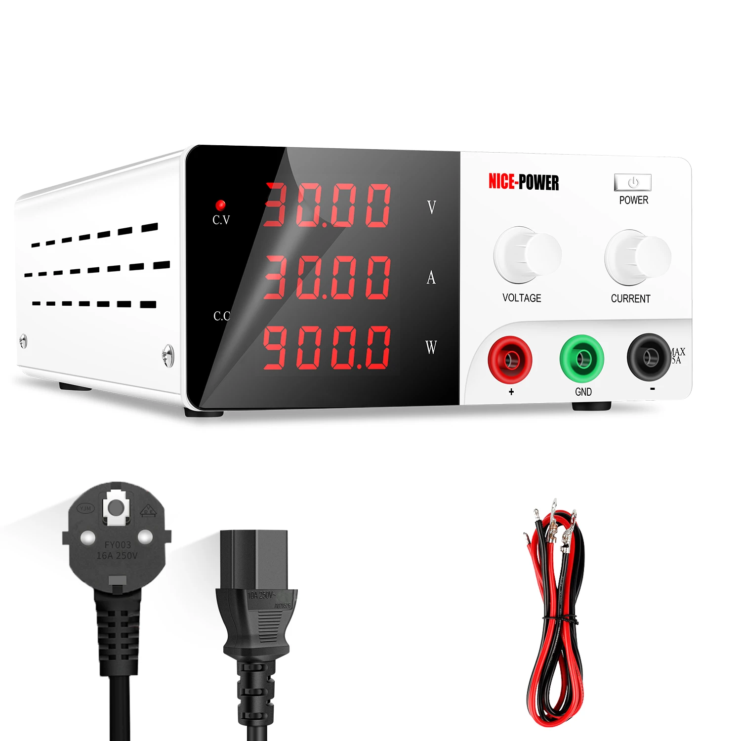 Nice Power R-SPS3030 900W 4 digits Digital Variable Adjustable Voltage Regulator DC Power Supply