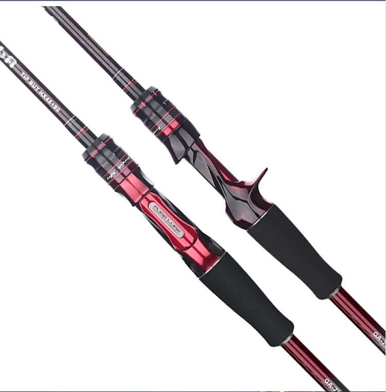 Alpha Wholesale Peche High Quality Baitcasting Rod Fishing Fuji Guide Casting Fishing Rods