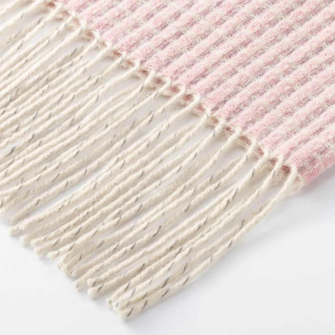 Best Sales throw blankets for kids fringe waffle blanket knit blanket fringe