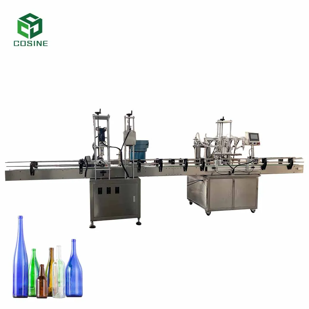 Fully Automatic 6 Heads Piston Pump Bleach Soap Shampoo Linear Liquid Filling Machine With Dust Cover