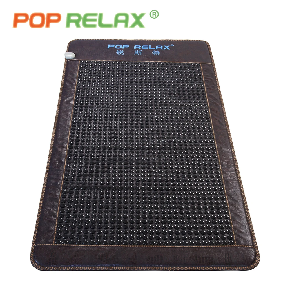 Korean Jade Tourmaline Stone Ceratonic Thermal Mat Far Infrared Heating Massage Bed Mattress Mat