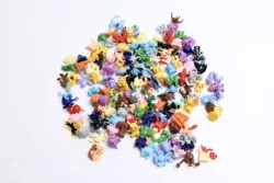 Мини Экшн-фигурка покемона из ПВХ, размер 1 дюйм, 32 мм