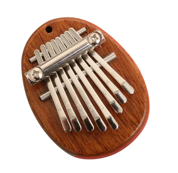 Кристаллическое прозрачное 8-тонное мини-пианино из массива дерева с пятью пальцами портативное пианино для начинающих калинба оптом