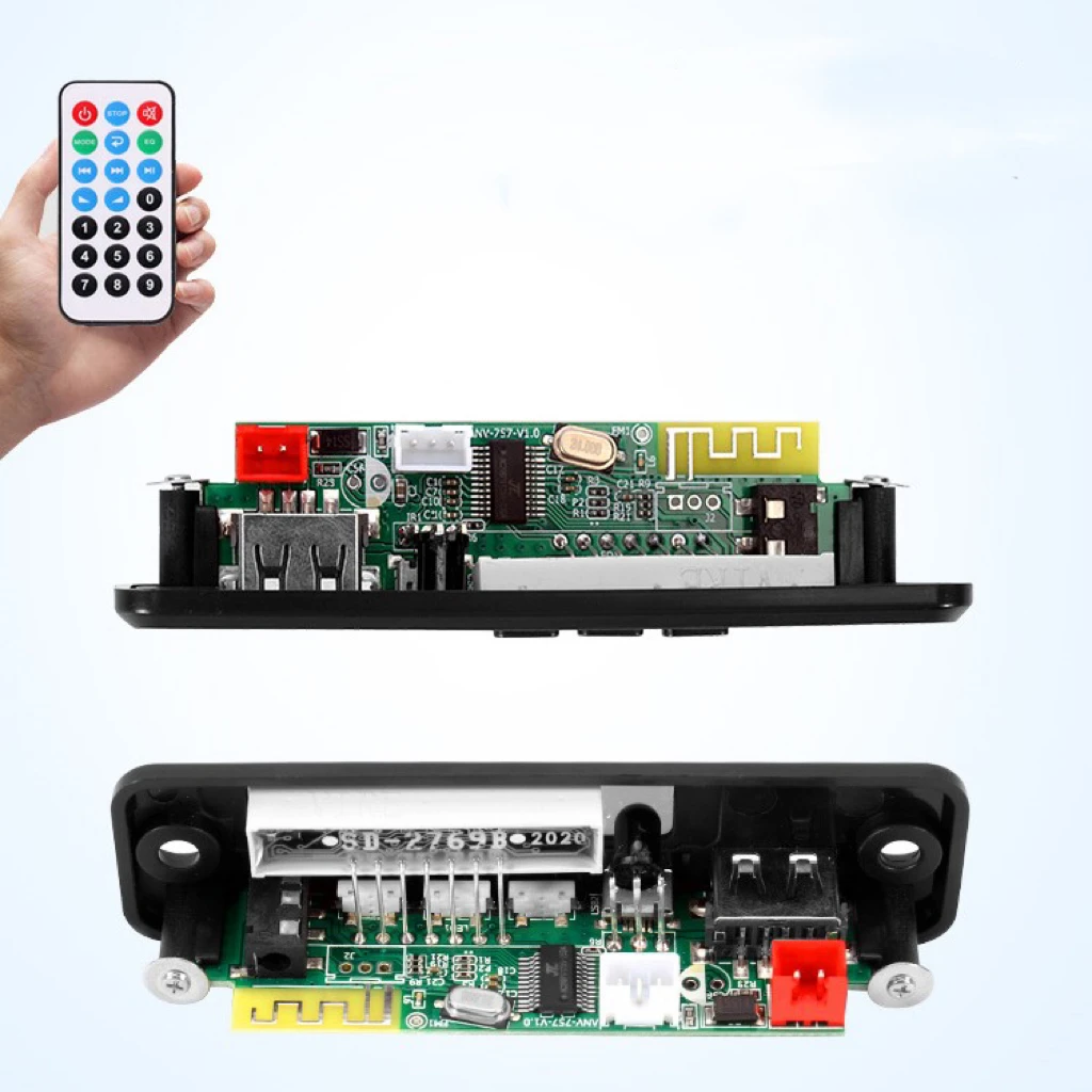 Wireless speaker TWS power amplifier module lossless APE decoding FM radio color spectrum scheme board