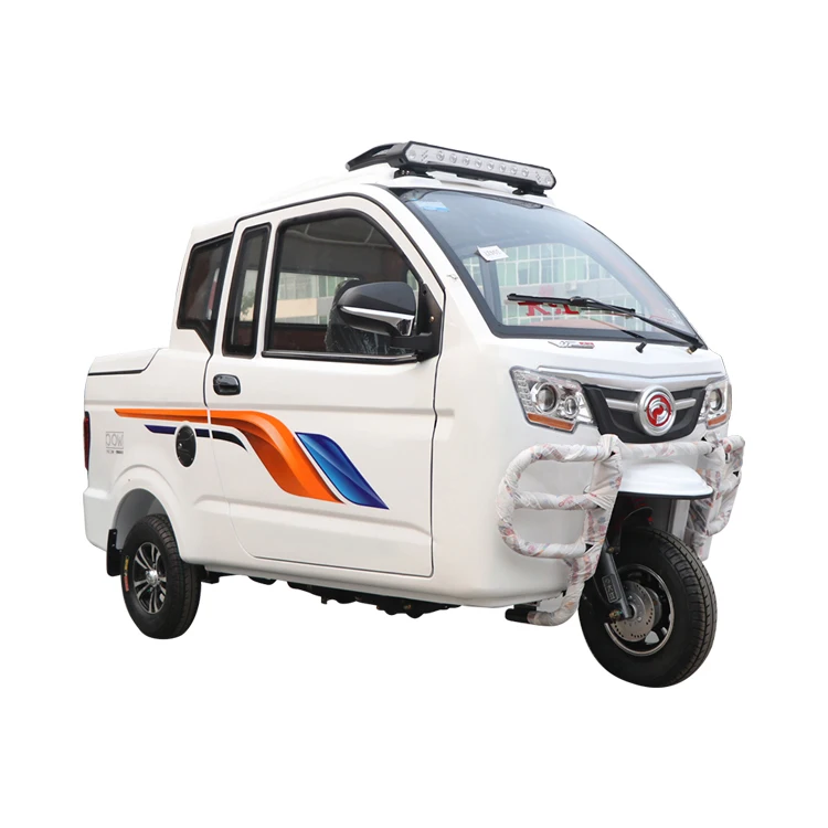 Three seats areas passenger use tricycle Motorized cargo tricycle