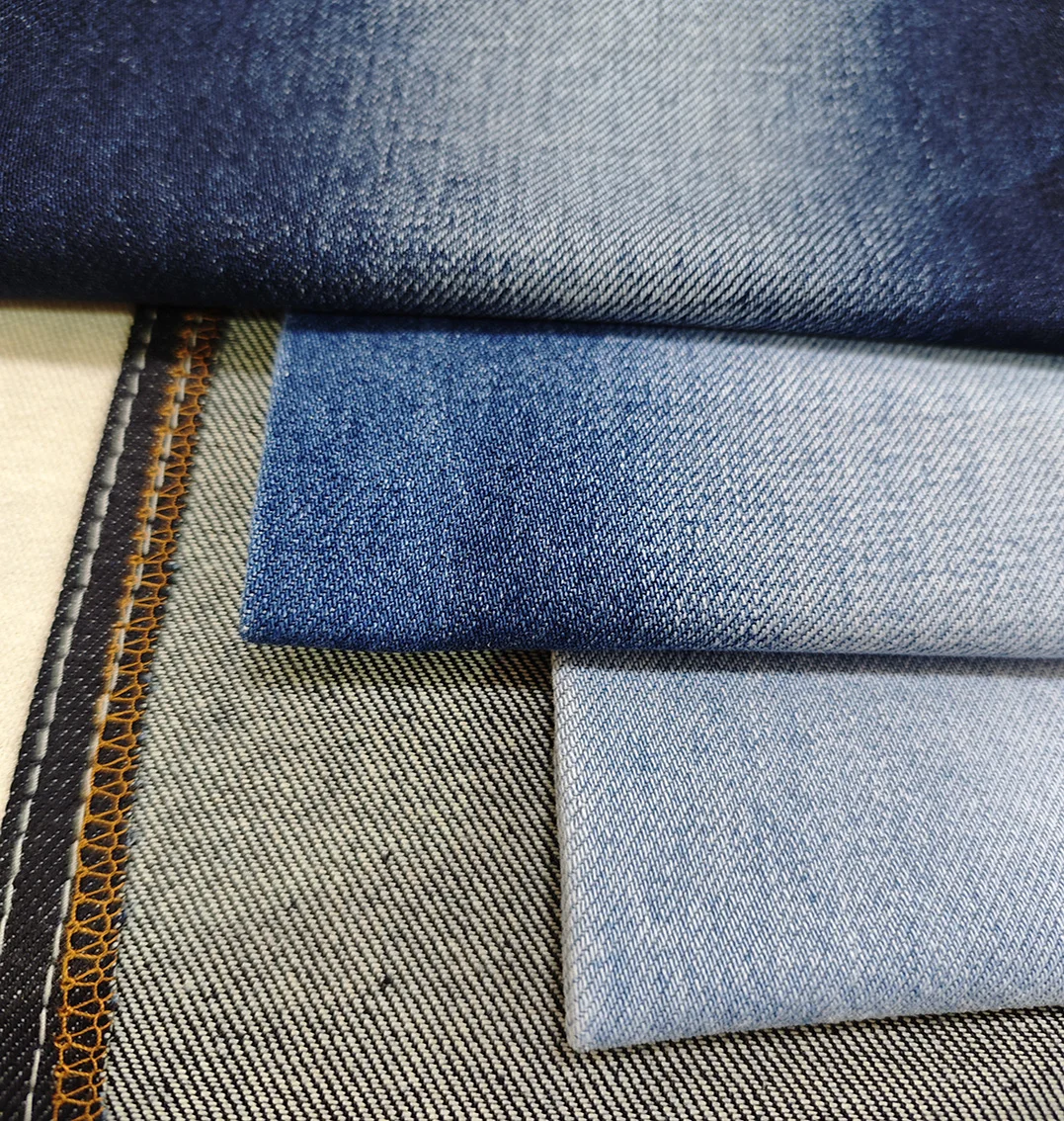 Denim Shirts For Men High Quality Wholesale Stretch Customized Denim Fabric