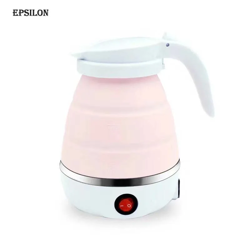Food Grade Silicone Travel Foldable Electric Kettle Boil Dry Protection Folding Electric Kettle