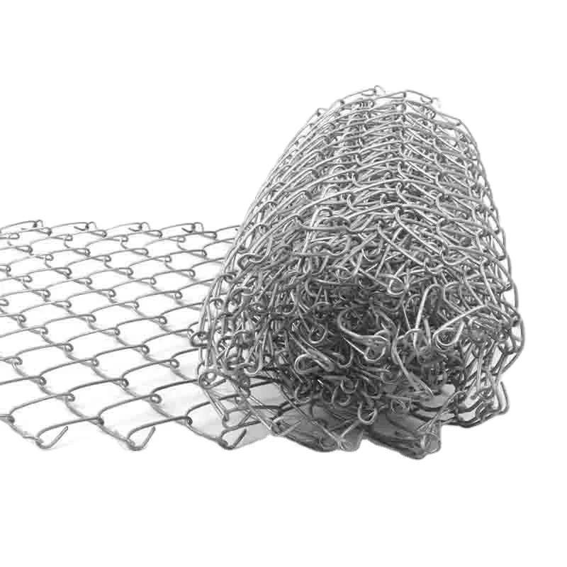Chain link fence galvanized diamond hole cyclone wire fence design galvanized chain link fence wire mesh rolls