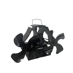 Twin motor fireplace Self powered High Speed Heat Powered Wood Pellet Stove  Fan