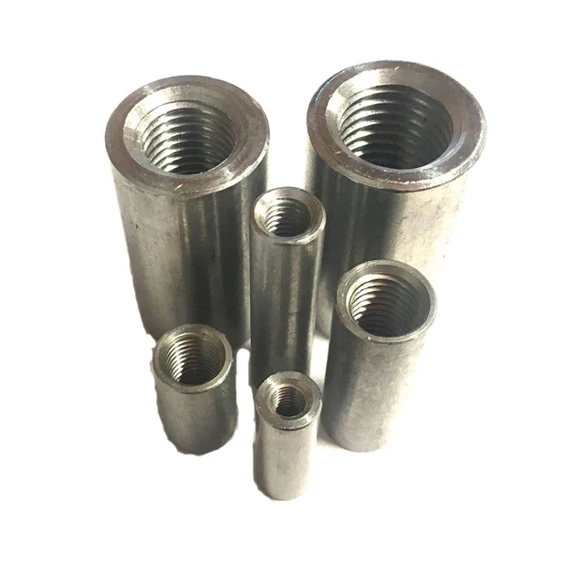 Factory Customized CNC  Turning  Stainless Steel Dowel Pin Cylindrical Shaft Pins Internal Thread Bushing