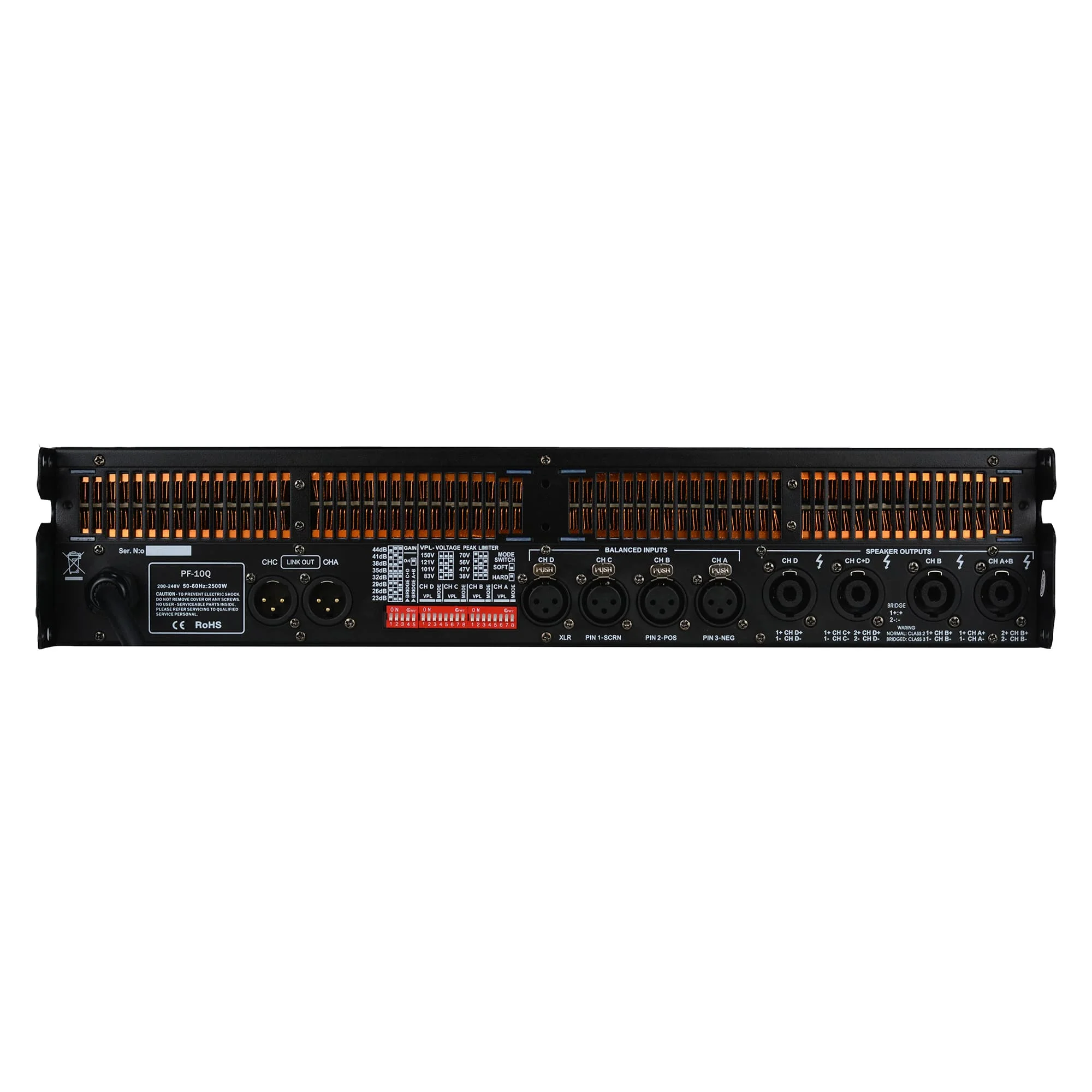 FP series 10000q power amplifier 4 ch professional sound system power amplifier