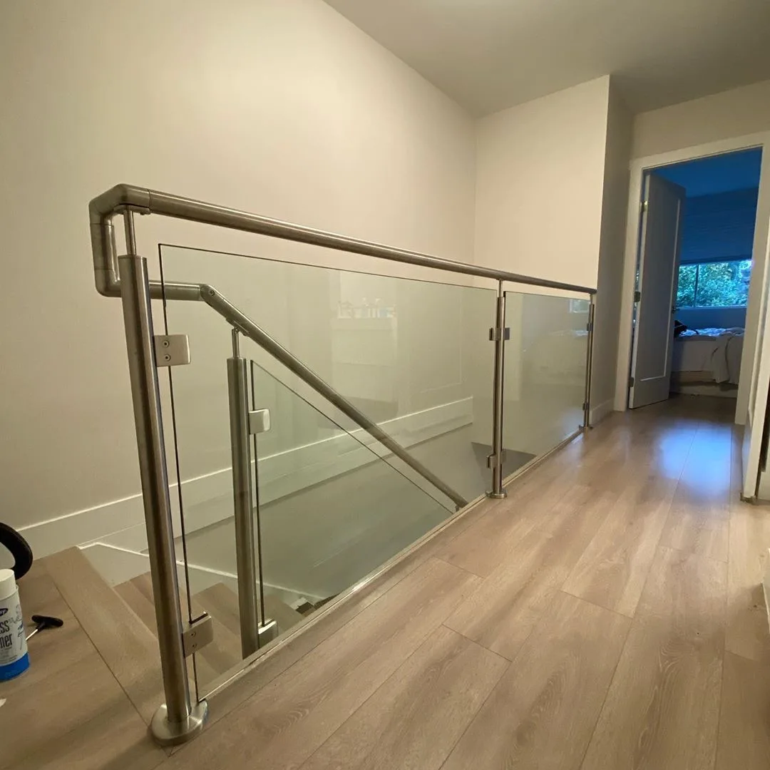 Direct Sale Frameless Wiht Frame Pool Balcony Staircase Panel Tempered Glass Balustrade Railing Fence