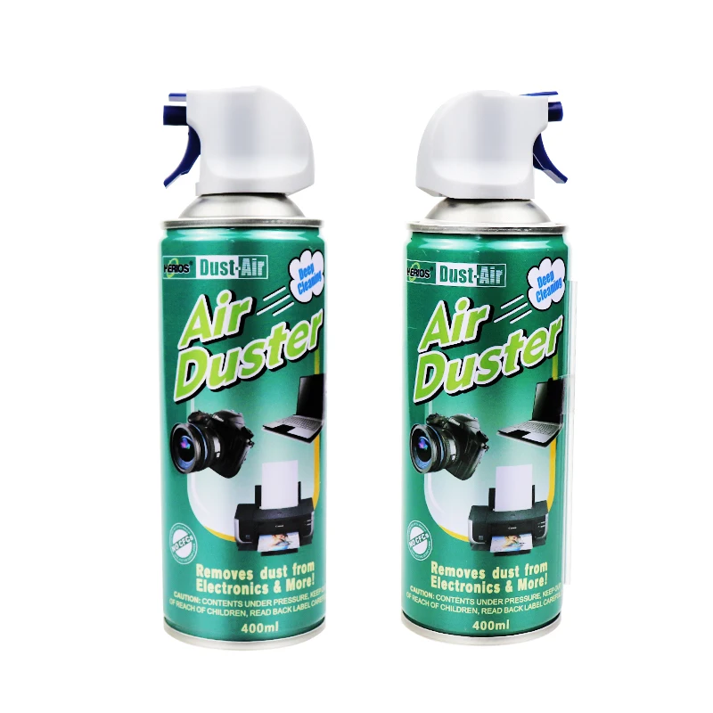 450ml Herios blow off  air duster aerosol air duster spray for keyboard,TV,electronics
