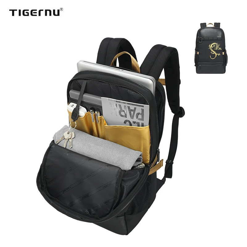 Tigernu T-B9029 Custom logo Business Laptop Backpacks Bags With Usb Backpack Student Bolso Para Hombre