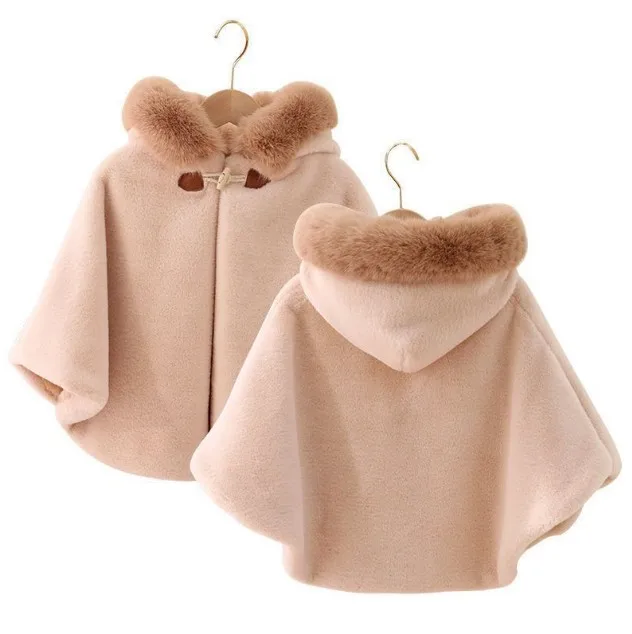 Winter New Design Hot Selling Fancy Fleece Cute Baby Girl Clothes Winter Warm Hooded Coat Kids Winter Coat With Velvet