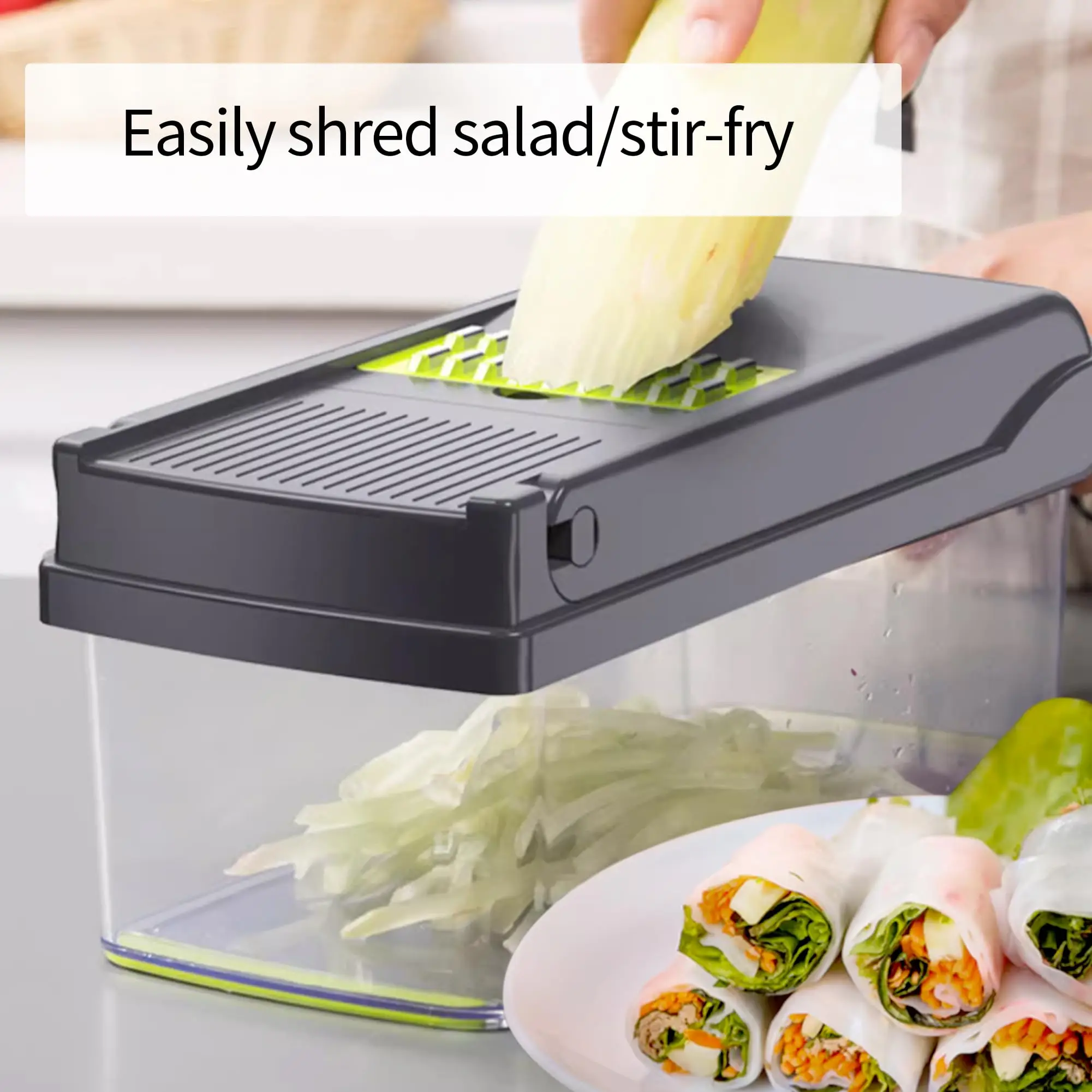 Vegetable Chopper 16 in 1 Multifunctional Food Chopper Kitchen Vegetable Slicer Dicer Cutter,Veggie Chopper