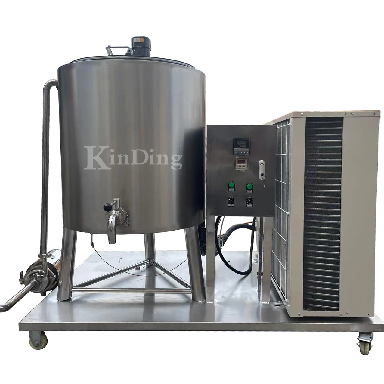 50L 100L stainless steel milk/ice cream/juice cooling tank dairy chilling system