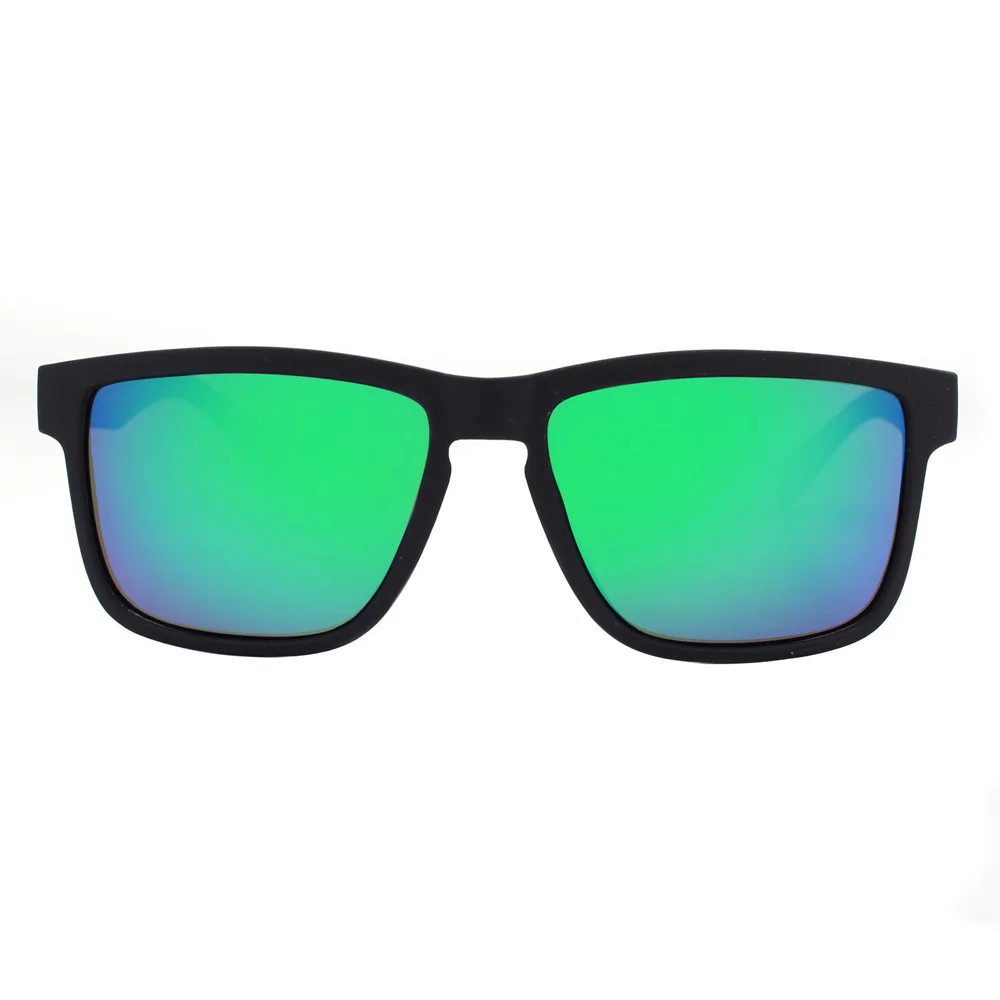 2024 hot selling custom square frame plastic men UV400 sun glasses