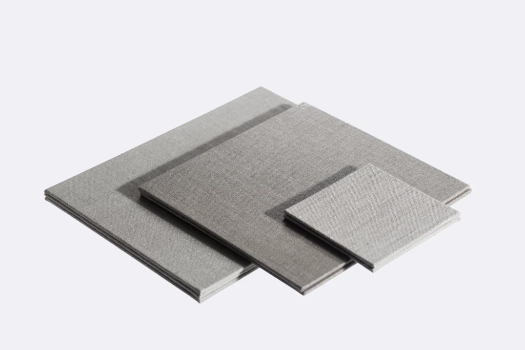 
Pure Linen with transparent coating in 346gsm canvas panels or canvas boards for painting 