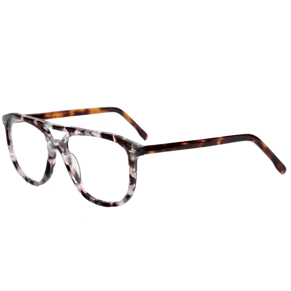 High Quality Unisex Optical Glasses Frames Unique Rectangle Design Acetate Plate Wholesale Eyeglasses