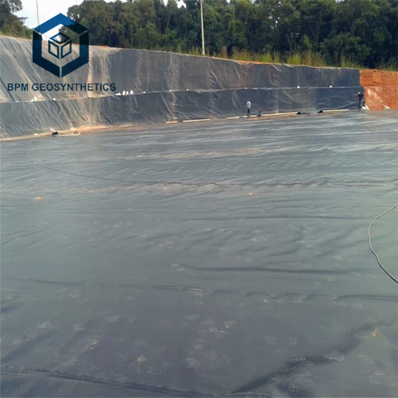 Smooth Textured Hdpe Geomembrane Liner Landfill Geomembrane For Landfill