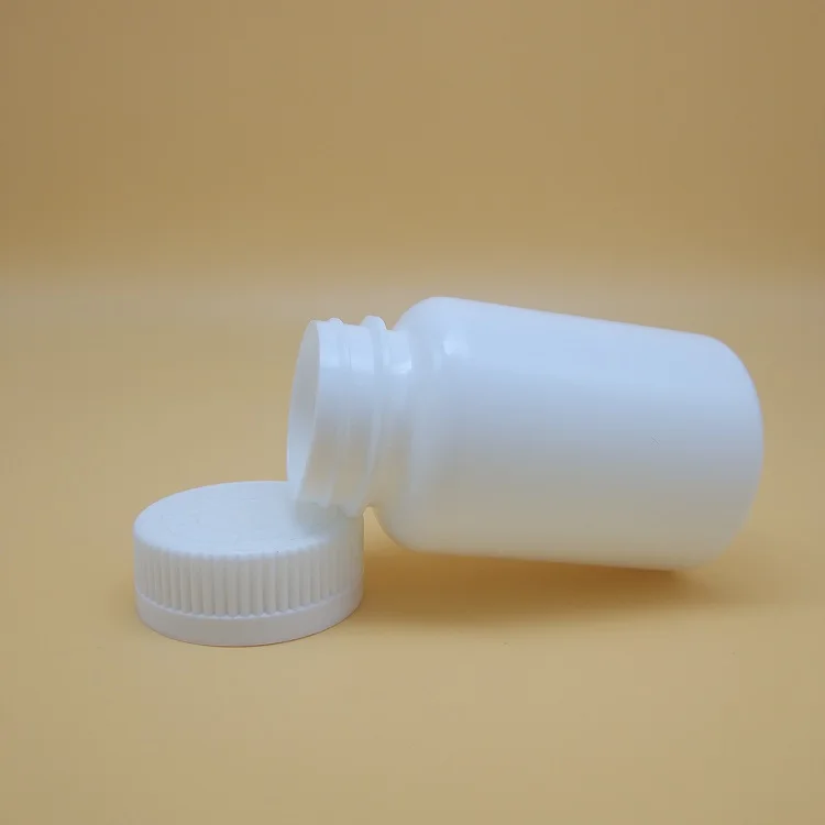 120ml  pharmaceutical packing capsule vitamin pill use HDPE plastic bottle