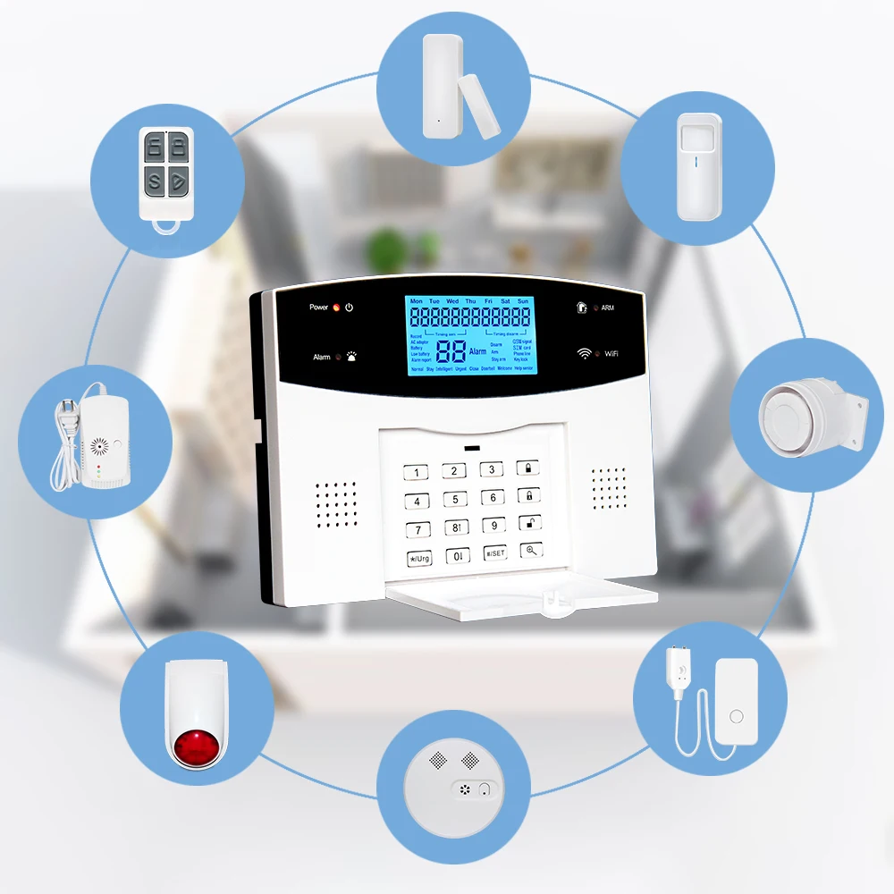 Wale Security WL-19CW Fashion Style 433 MHz Door Magnetic Contact Sensor Door Window Open Detector