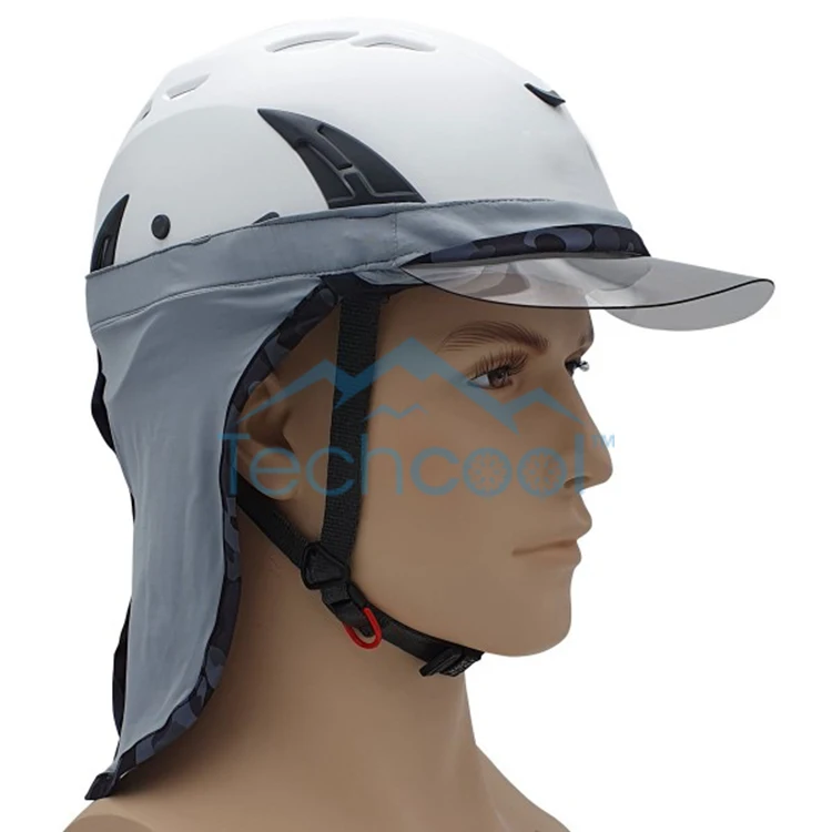 Suncool cooling neck protection, UPF50+ cooling cap/hat with neck shade