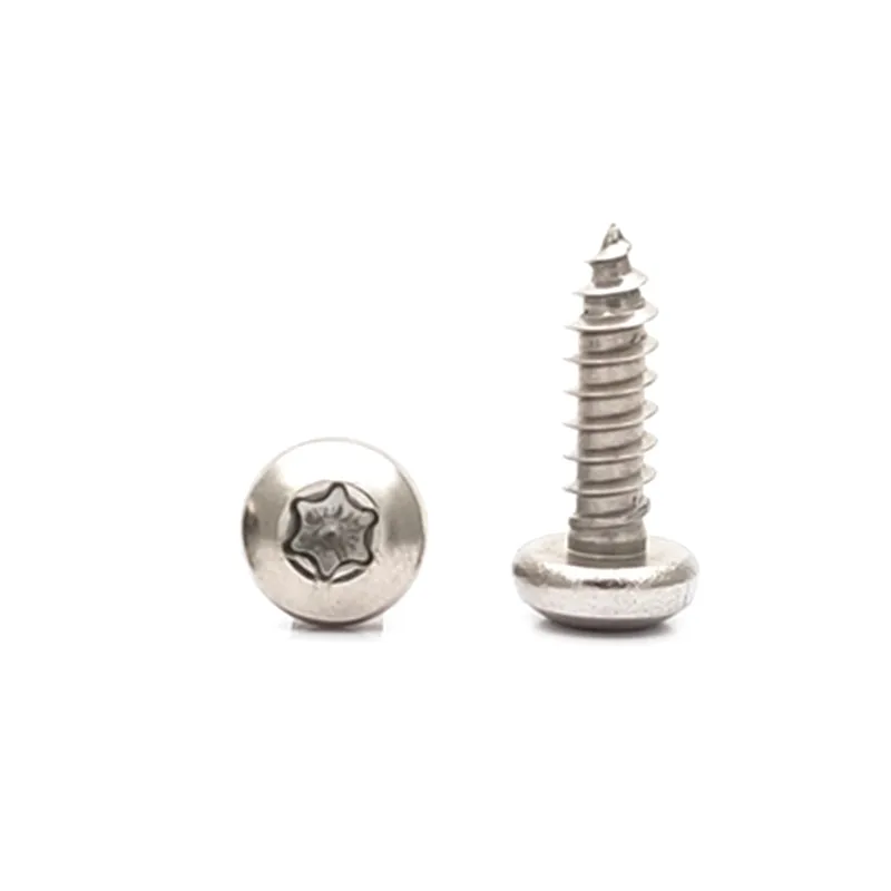 China wholesale iron pan head screw wood torx self-tapping screw full thread stainless steel self tapping screws for metal