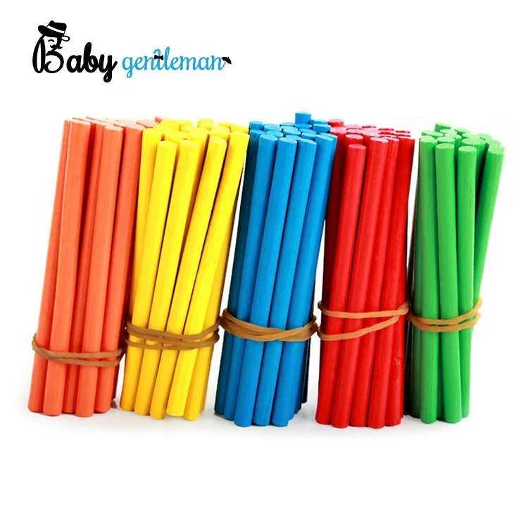 Top sale kids educational math toy wooden counting stick for low price Z12041E
