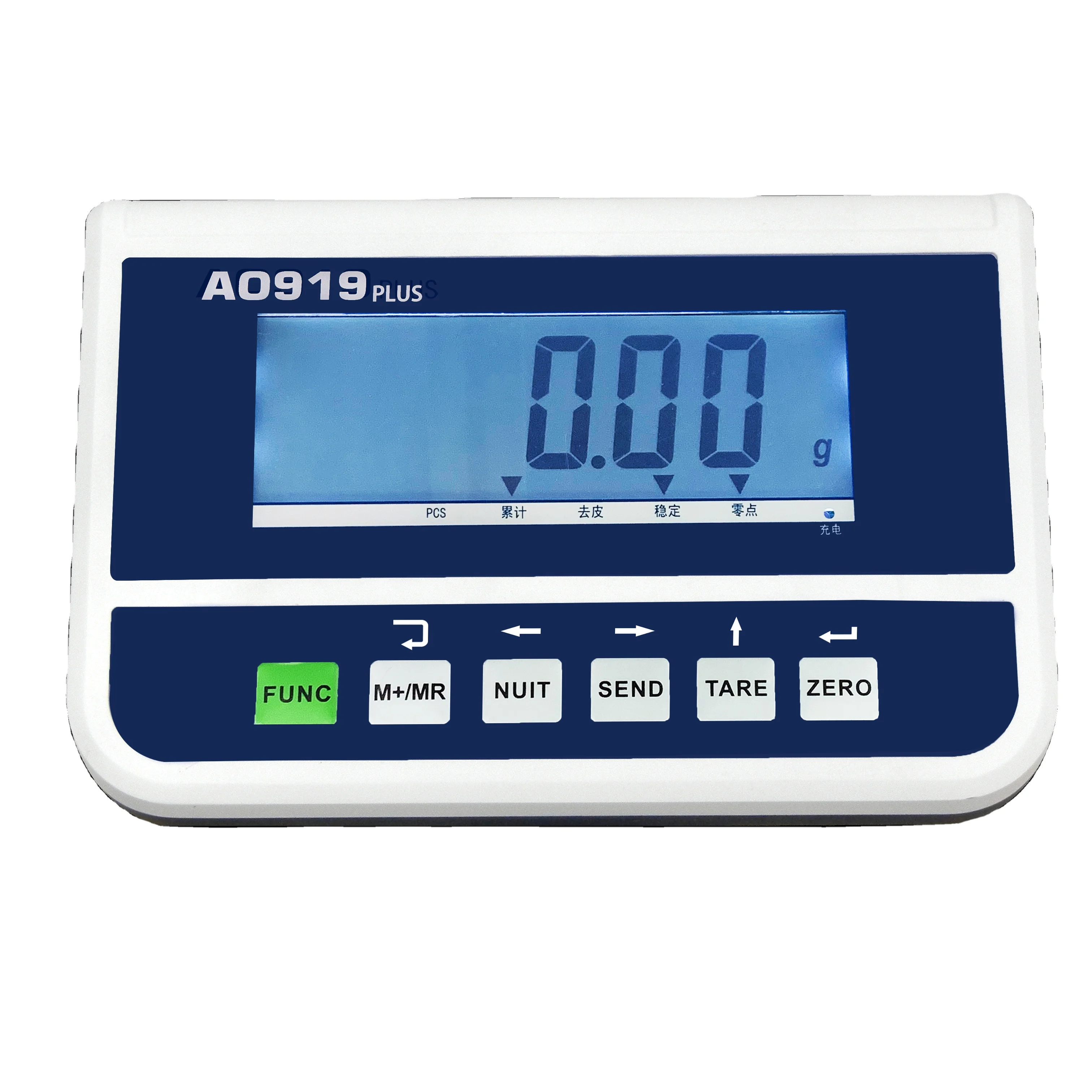 
Weighing indicator instrument with LCD display 