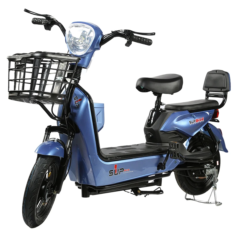 2023 Electric Bicycle Supplier 350w Motor City Bike with Mirror E Scooter for