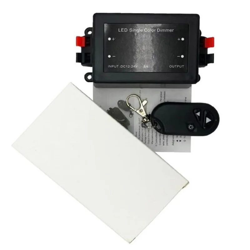 
1 Channel Single Color 12V wireless remote LED Dimmer for LED Strip 