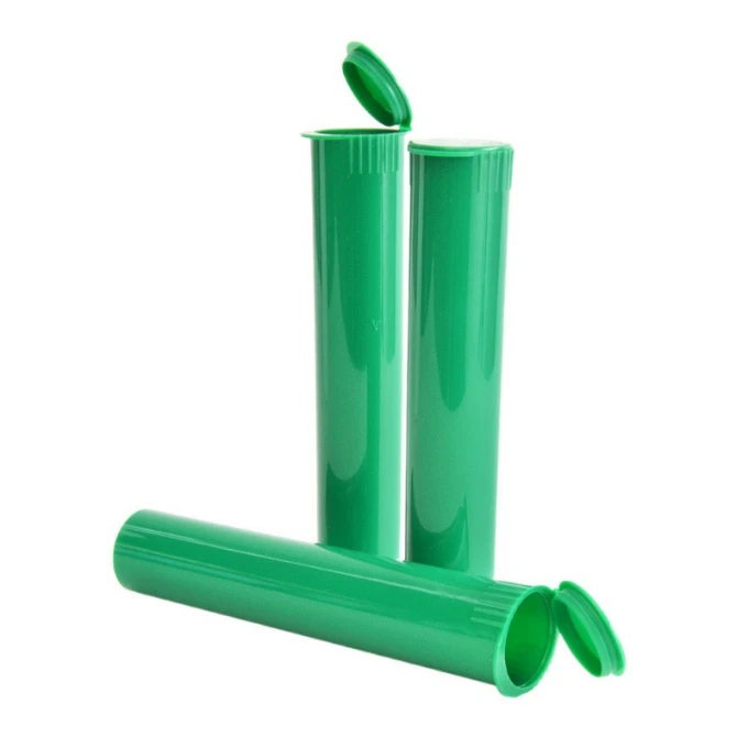 Custom 19*116mm Plastic Pre Tube Child Resistant Pop Top Tube for Packing