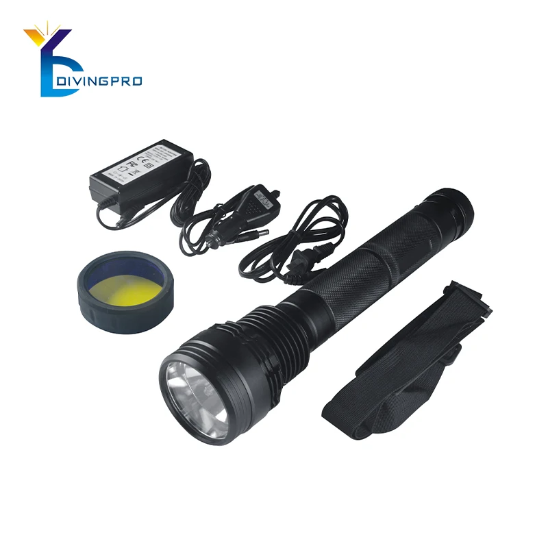85w hid flashlight with rechargeable battery hunting camping hid xenon torch flashlight