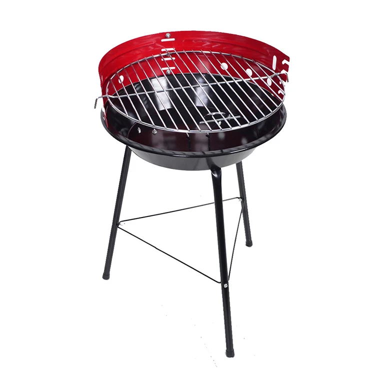 GARIDA Round Shaped Portable Charcoal BBQ Grill Portable Barbecues Grills Simple Charcoal Bbq Grill Outdoor Barbecue GCBG-039