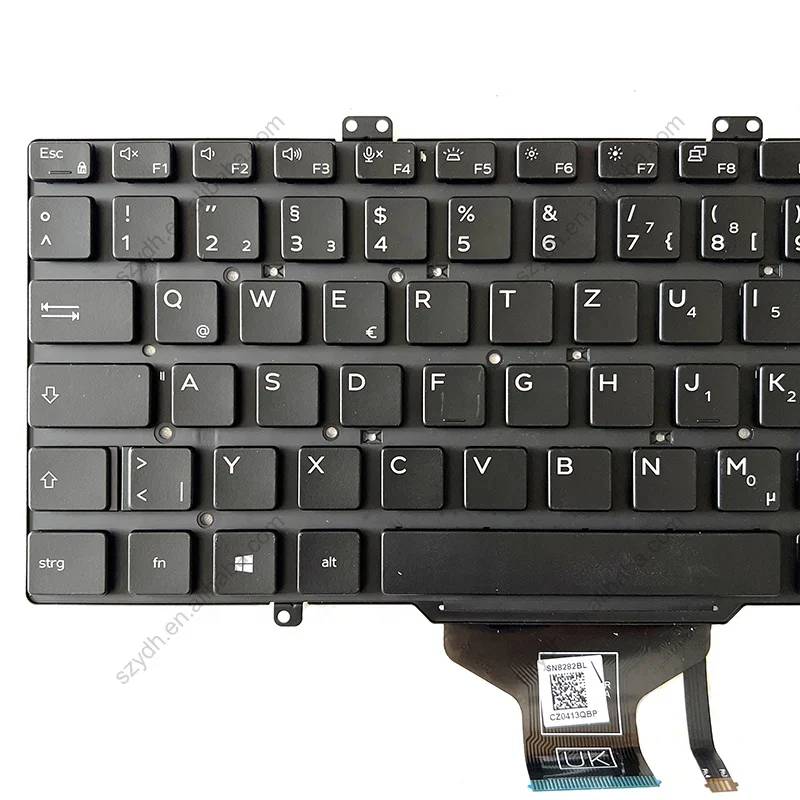 New Original Backlit Teclado GR German Laptop Keyboard For Dell Latitude 7400 E7400 L3400 5400 Deutsch DE 0VWKCT