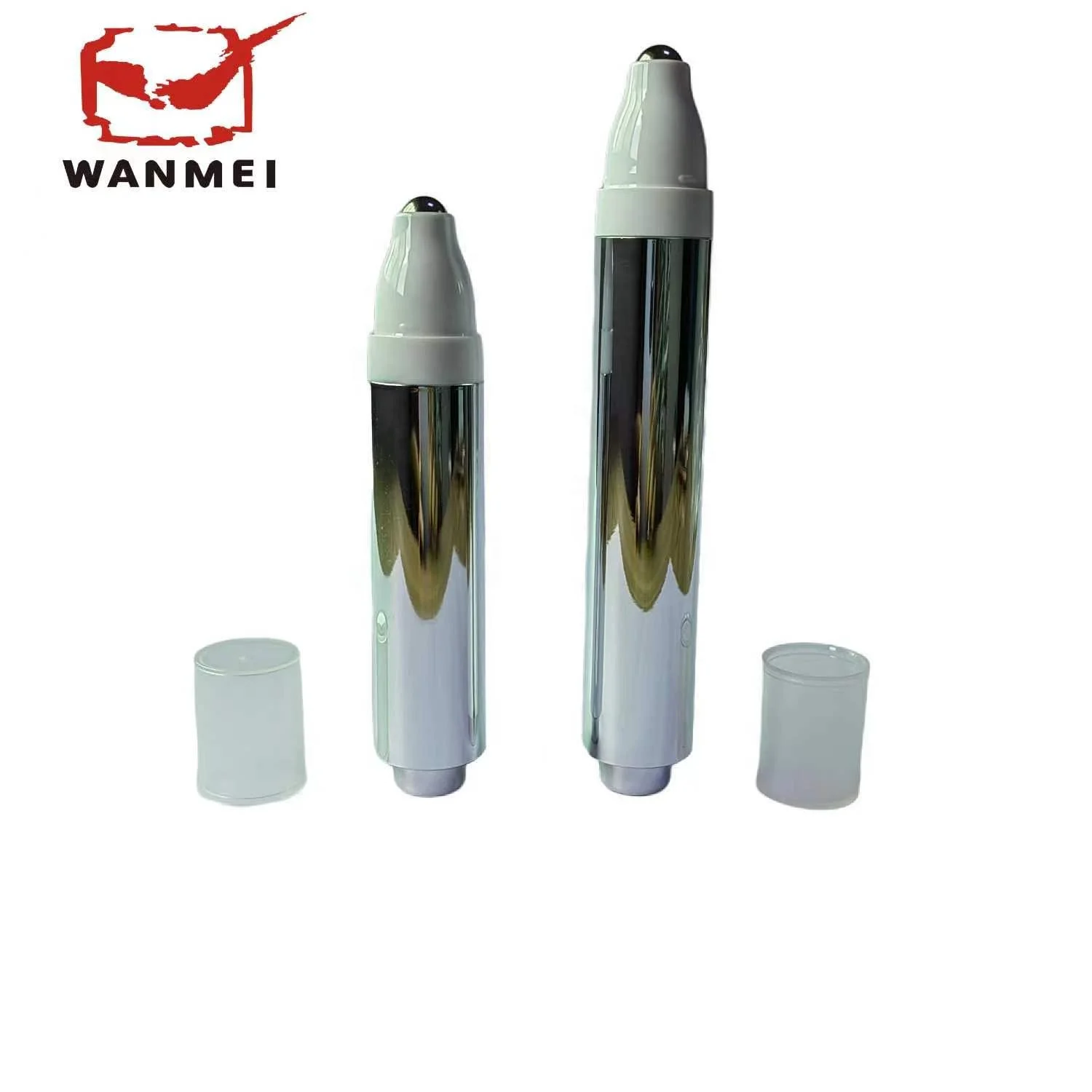 New arrival 10ml 15ml roll on ball syringe bottle for  eye cream applicator and essential oil  bottle packaging