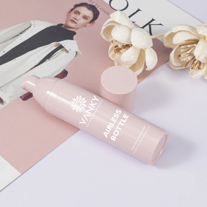 Hot Sale PETG 50ml Manufacture Plastic Airless Pump Bottle Serum Lotion Pump Dispenser Vacuum Airless Bottle