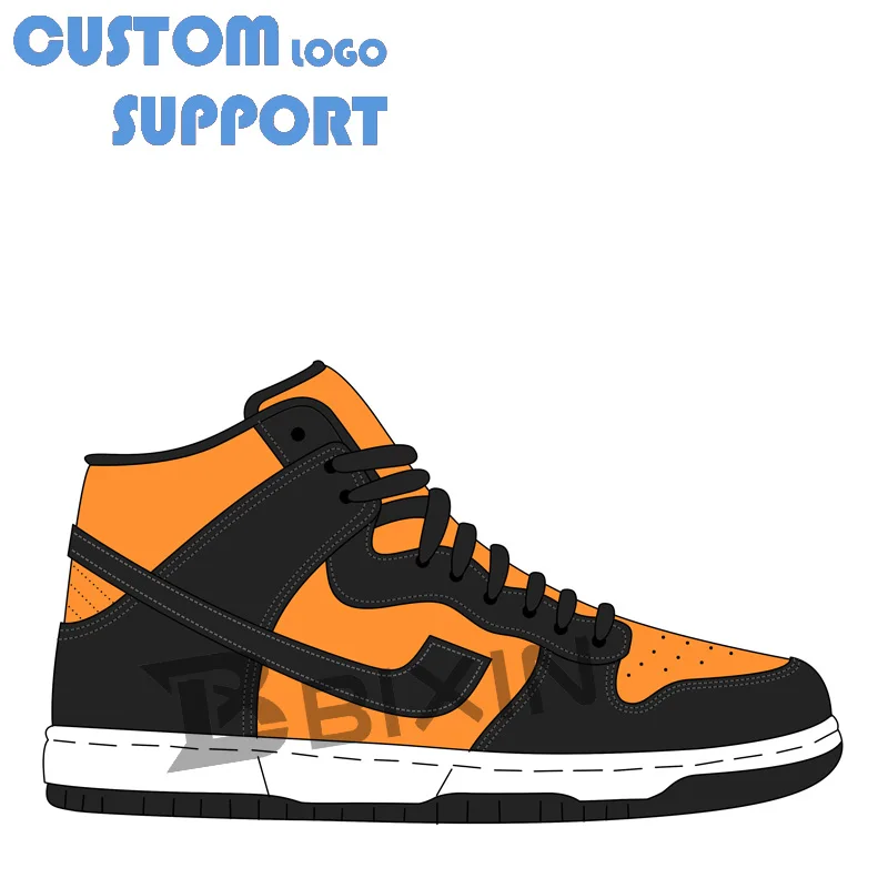 Oem shoes sports sneakers white black custom SB shoe