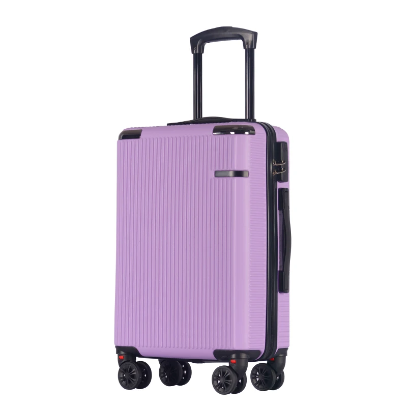2024 Newest Customizable Colors ABS Suitcase Sets 20 24 28 Inch Travel Trolley Bags 4 Wheel 3 Pcs Luggage Sets