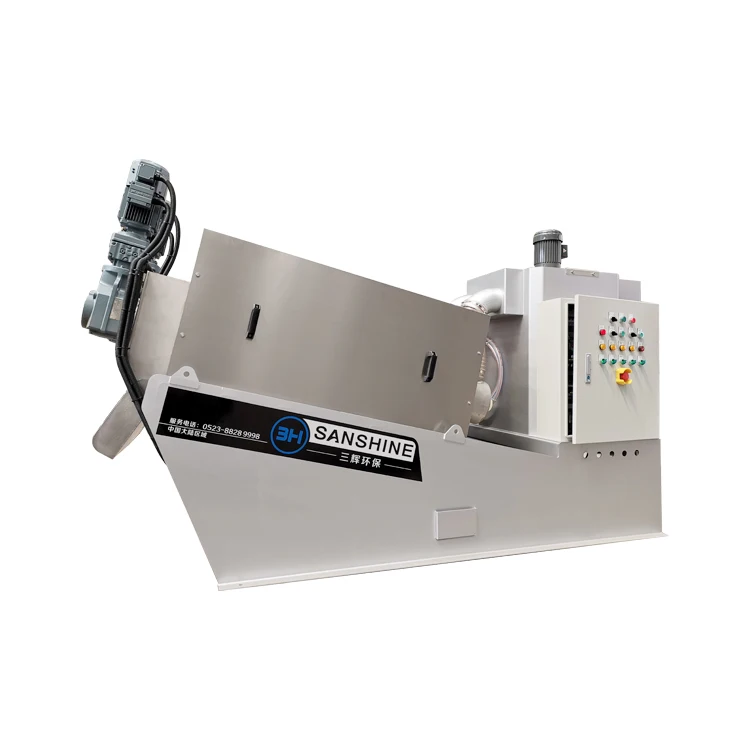 Wholesale Fisheries Industry Paper Mill Volute Screw Press Separator Machine Of Water Treatment Machinery