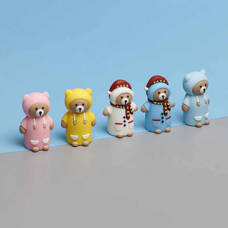 Cartoon PVC soft rubber silicone bear pencil sharpener primary school stationery for children mini pencil sharpener pencil sharp