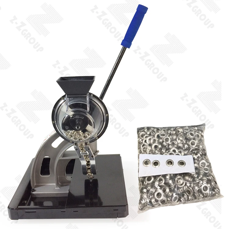 Factory Direct Sales 10mm 12mm Semi-Automatic Eyelet Punch Machine For Banner Lightbox Cloth Kt Board Flag Fabric And Poster